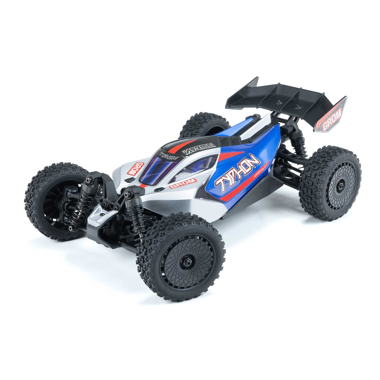 ARA2106 TYPHON GROM MEGA 380 Brushed 4X4 Small Scale Buggy RTR with Battery & Charger