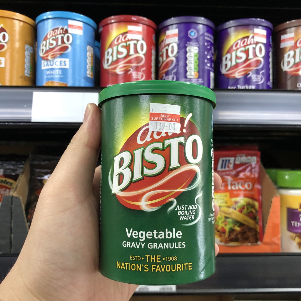 บิสโต ซอสผงปรุงรสน้ำเกรวี่ รสผัก Bisto Vegetable Gravy Granules 170 g.