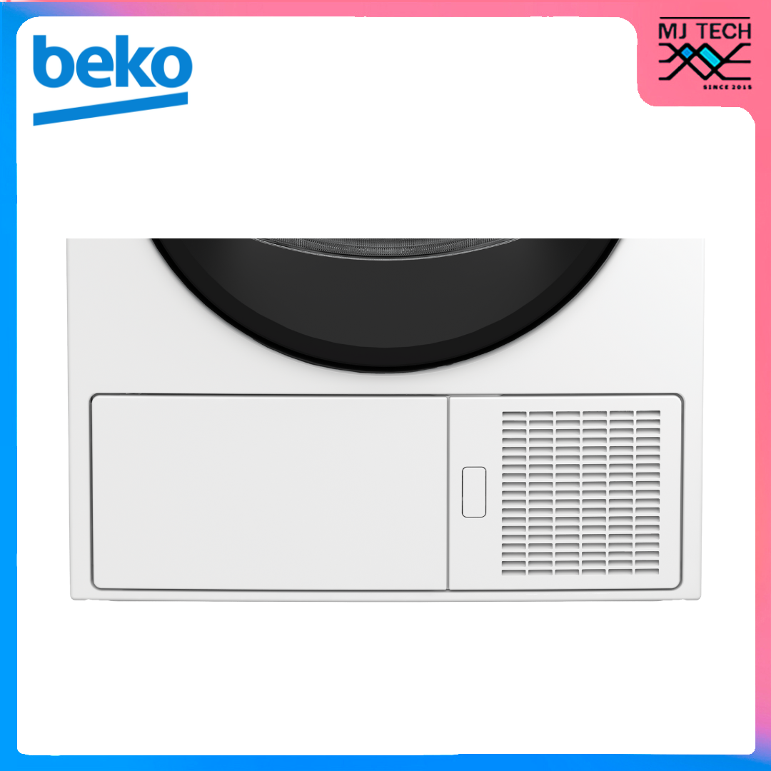 BEKO เครื่องอบผ้า ระบบ Heat Pump ขนาด 8 กก. รุ่น B3T4329W พร้อมฐานรองเครื่อง
