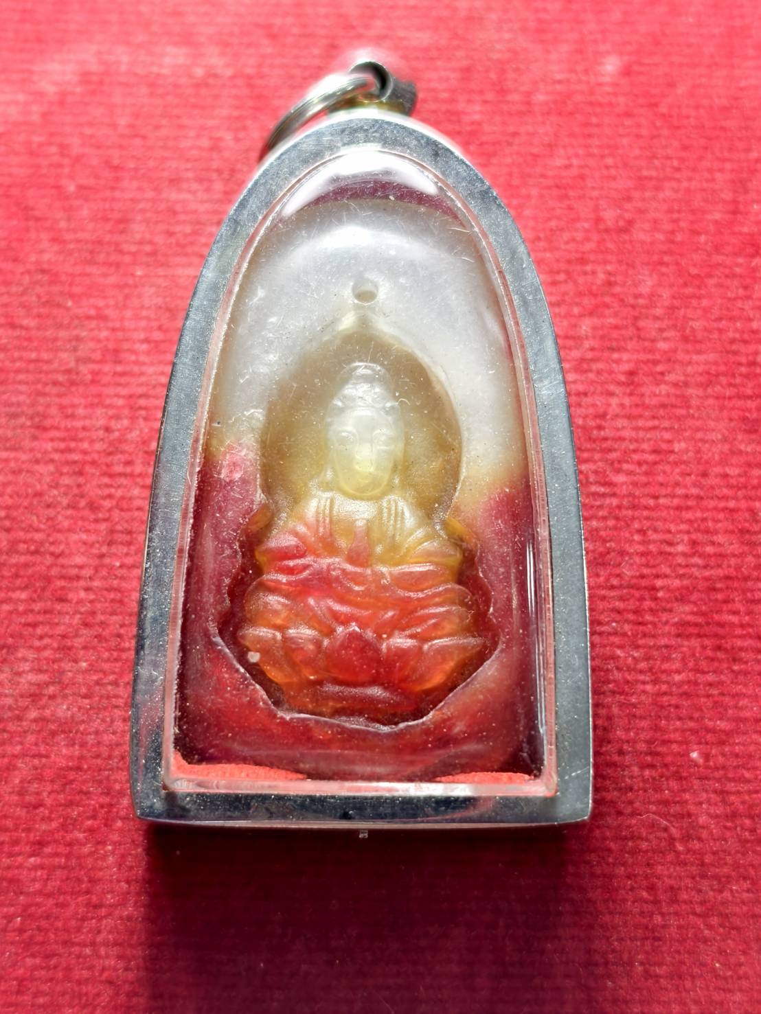 เจ้าแม่กวนอิมหินแกะ ใส่ตลับพุก ไม่ทราบที่ (SKU-13480)