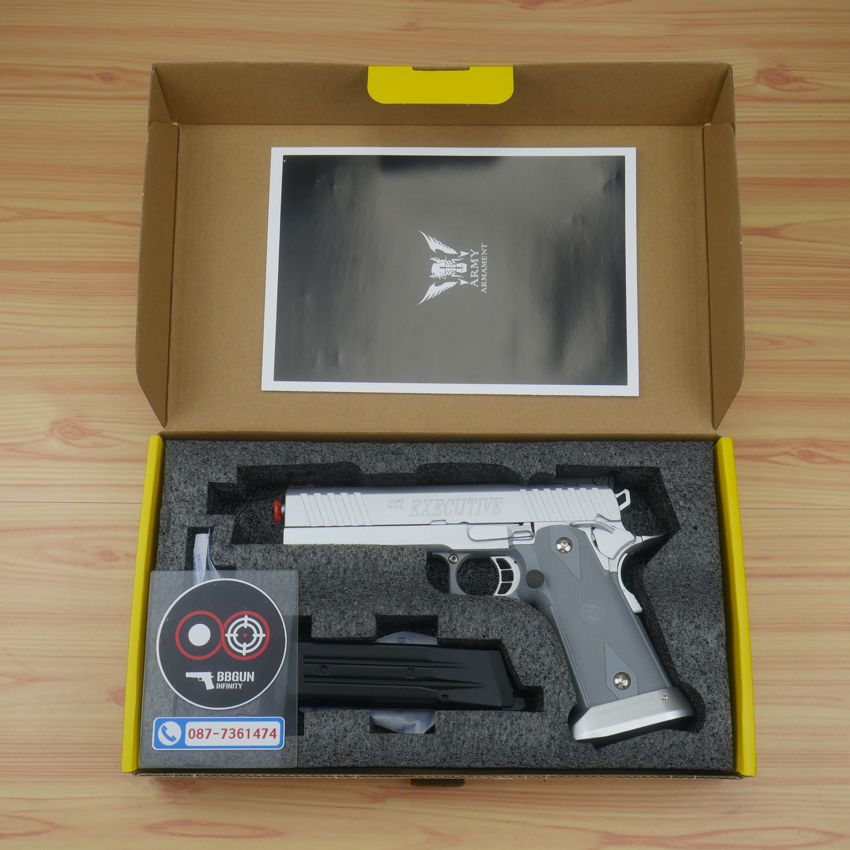 บีบีกันอัดแก๊ส Army Armament R609 STI Executive 2011 BB GUN