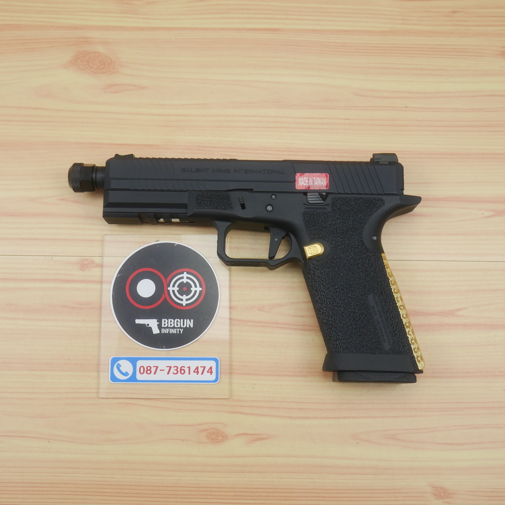 บีบีกันอัดแก๊ส SALIENT ARMS INTERNATIONAL BLU Pistol - EMG Arms - Armorer Works BB GUN