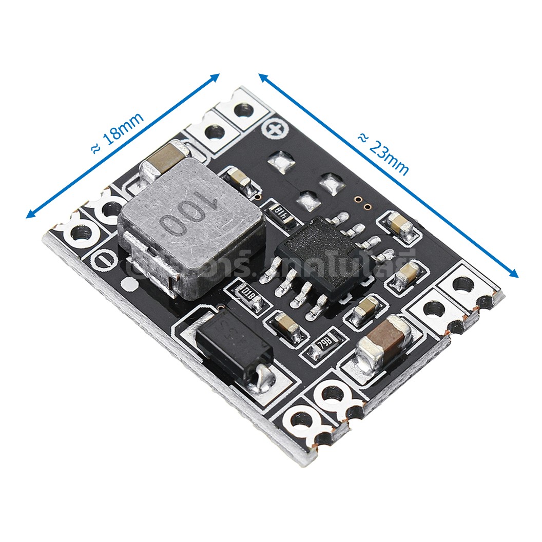 MP1584EN DC 3.3V/5V/9V/12V 3A โมดูลลดแรงดันไฟ ค่าคงที่ 5-28VDC to Fixed 3.3V/5V/9V/12VDC 3A Step down Module Buck convertor