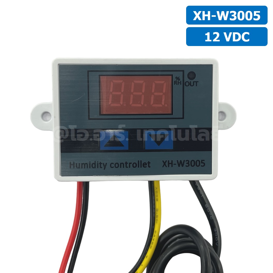 XH-W3005 12VDC เครื่องควบคุมอุณหภูมิ และความชื้น Digital Temperature and Humidity Controller Thermostat Switch Probe DC 12V