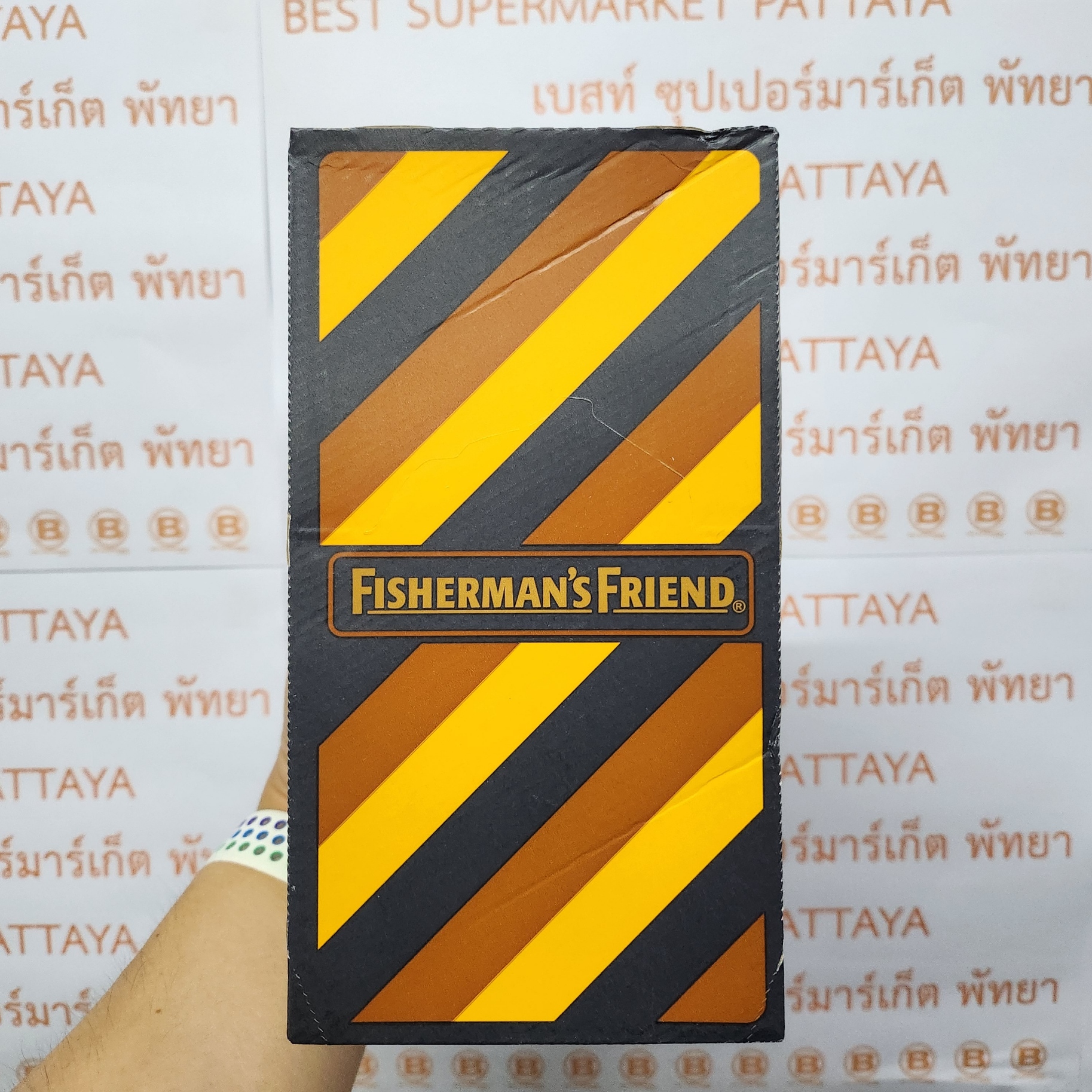 [ยกกล่อง] ฟิชเชอร์แมน เฟรนด์ ช็อกโก คาราเมล 25 กรัม x 24 ซอง [Box] Fisherman's Friend Choco Caramel 25 g. x 24 Pouches