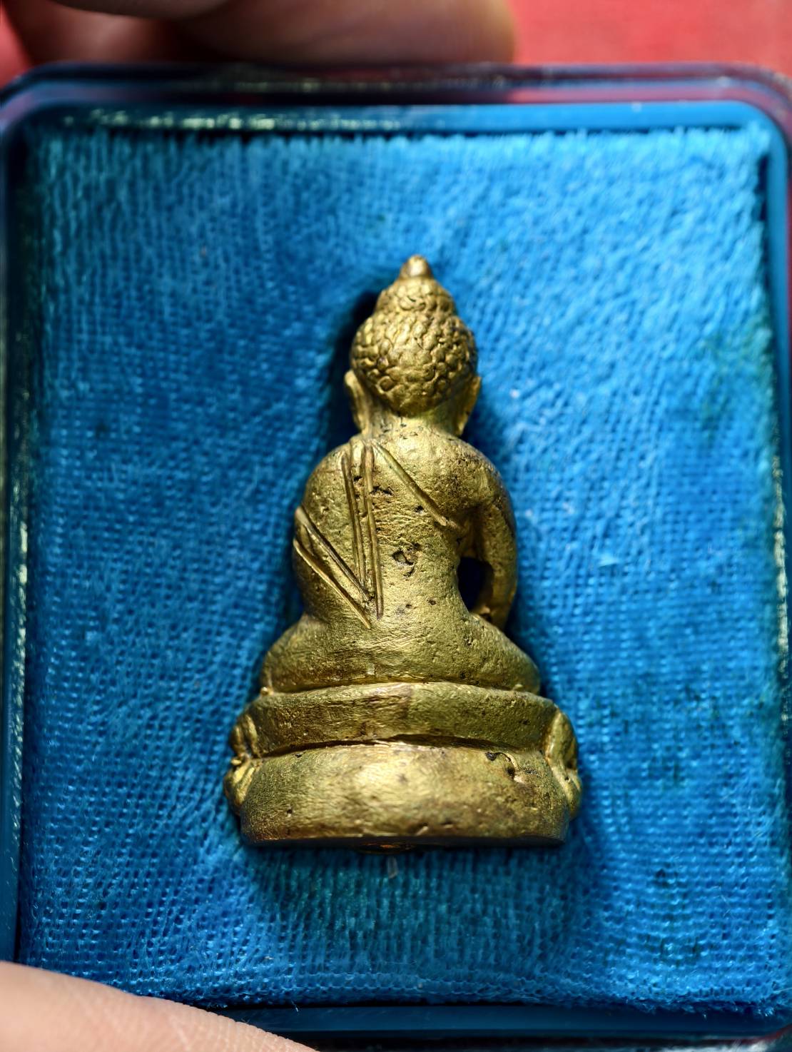 พระกริ่งราชวรเวที วัดช่องลม จ.ราชบุรี ที่ระลึกในงานทะบุญอายุครบ 75 พรรษา พร้อมกล่อง (SKU-13460)