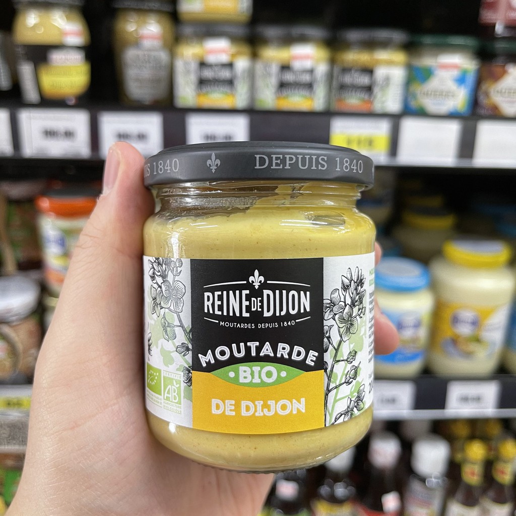 Reine de Dijon Bio ไดจอน มัสตาร์ด น้ำหนักสุทธิ 200 กรัม Dijon Mustard 200 g.
