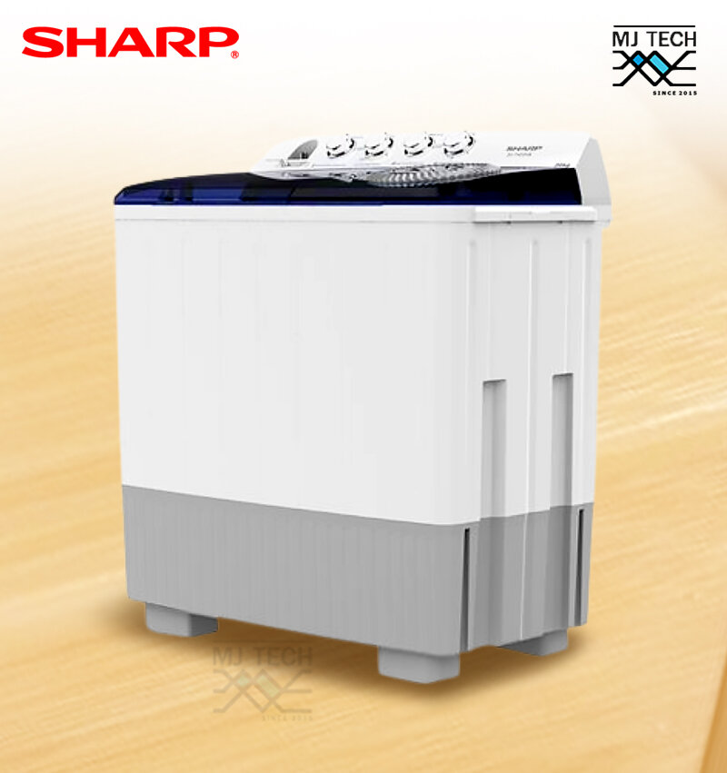 SHARP เครื่องซักผ้า 2 ถัง ขนาด 20 กก. รุ่น ES-TW200BL