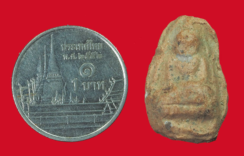 ขายแล้ว*33910 พระเม็ดน้อยหน่า กรุวัดพระแก้ว กำแพงเพชร เนื้อดิน 22