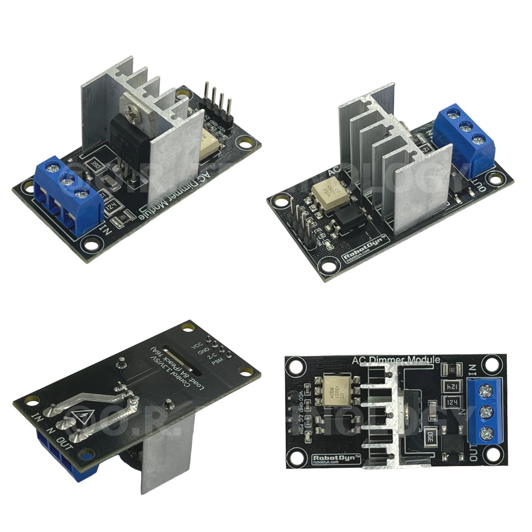 (1ชิ้น) AA633 โมดูลหรี่ไฟ 1 ช่อง AC Dimmer Module PWM control 1 Channel 220VAC 10A โมดูลขับมอเตอร์ สำหรับ Arduino