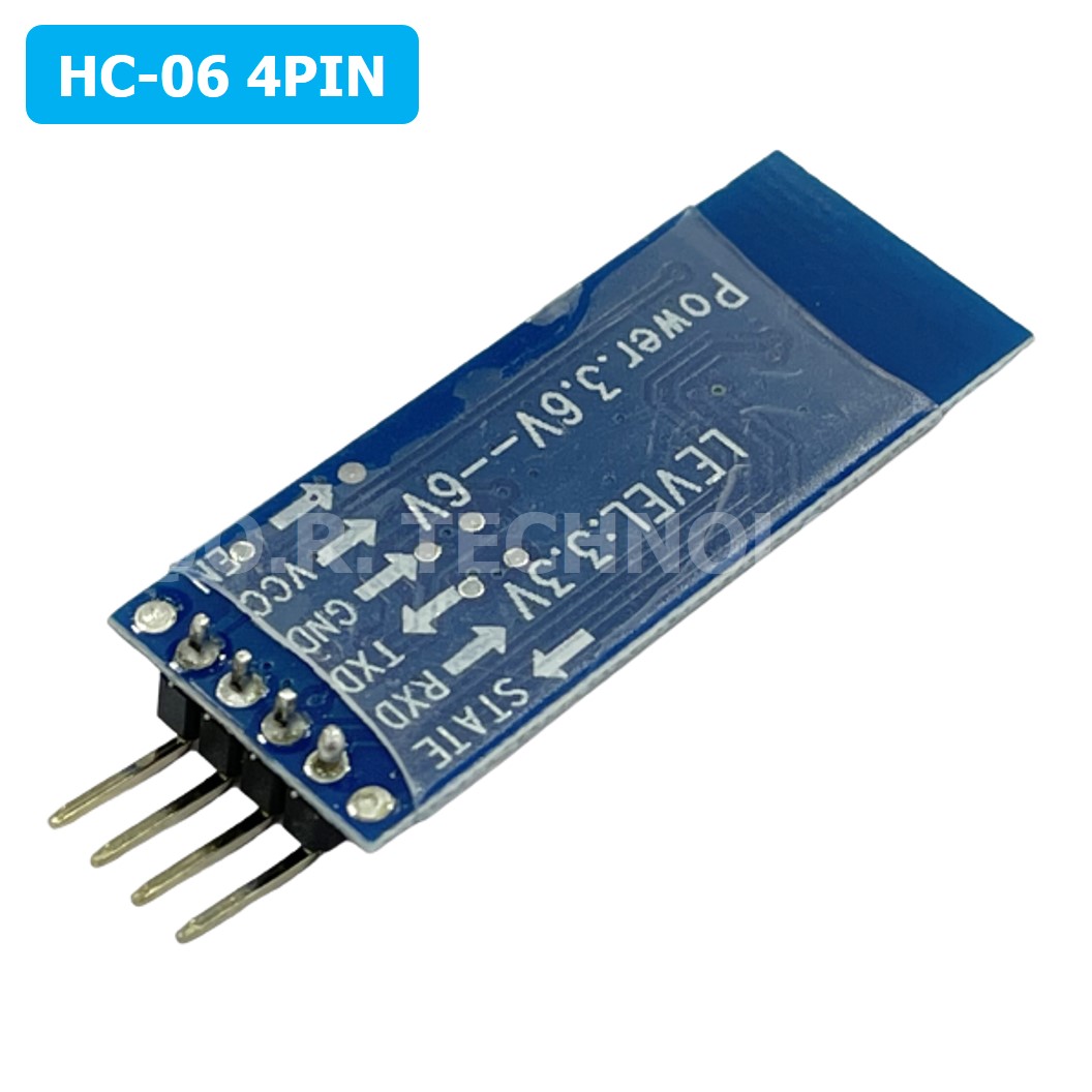 (1ชิ้น) KP964 โมดูลบลูทูธ HC-06 4PIN Bluetooth Module (Slave) No Button บลูทูธ