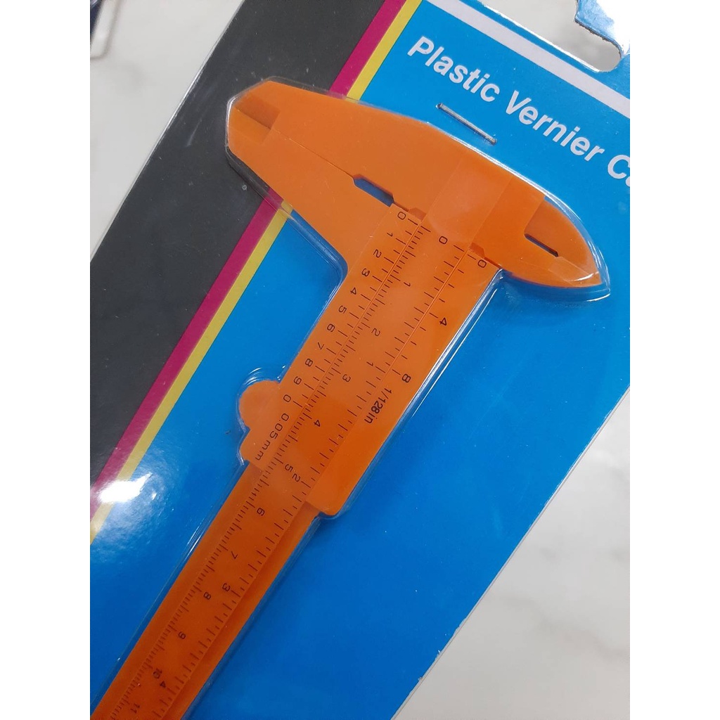 เวอร์เนีย พลาสติก SONIC คาลิปเปอร์ (ราคารวมแวท) ตัวเลข และสเกล สามารถมองเห็นได้ชัดเจน และอ่านค่าได้ง่าย {0410306501}