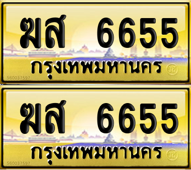 ทะเบียน 6655 ป้ายประมูล – ฆส 6655 ผลรวมดี 32 ป้ายทอง (8)