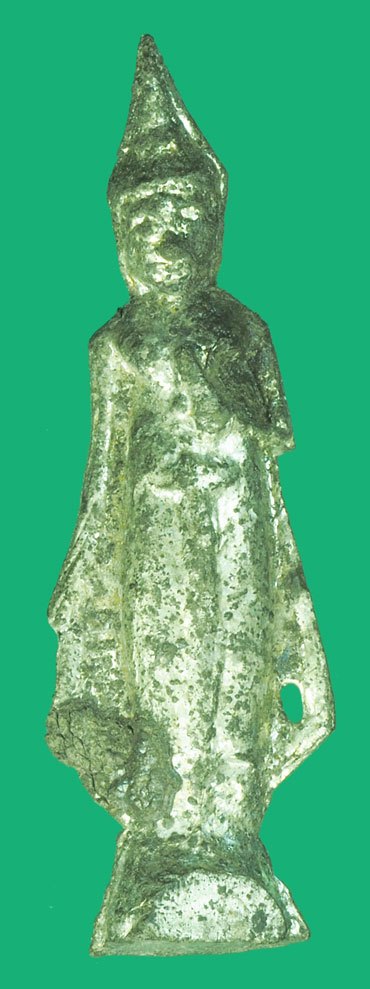 *39849 พระร่วงปางประทานพร กรุวัดสัมพันธวงศ์ กรุงเทพ เนื้อชิน 13