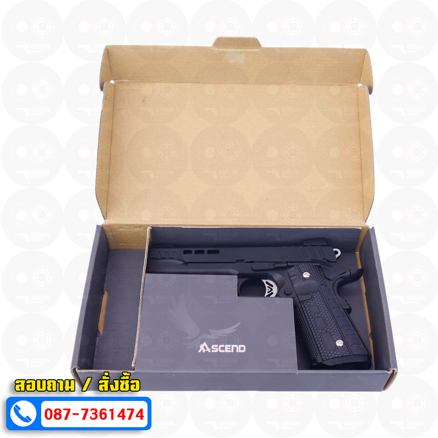 Ascend Kimber Rapide (Black Ice) KR Series 1911 Full Metal สีดำ