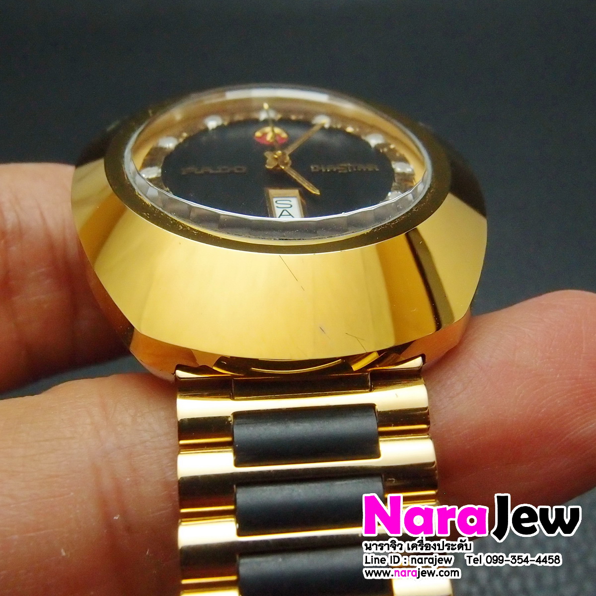 นาฬิกา RADO Diastar ผู้ชาย Automation รุ่น R12413584 นาฬิกาหลุดจำนำ **เรือนนี้ข้อมือ 16 ซม.ลดข้อต่อได้อีก**