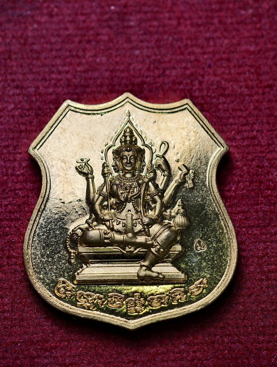 เหรียญท้าวมหาพรหม หลวงพ่อแม้น วัดหน้าต่างนอก จ.อยุธยา ปี 2564 พร้อมกล่อง (SKU-13451)