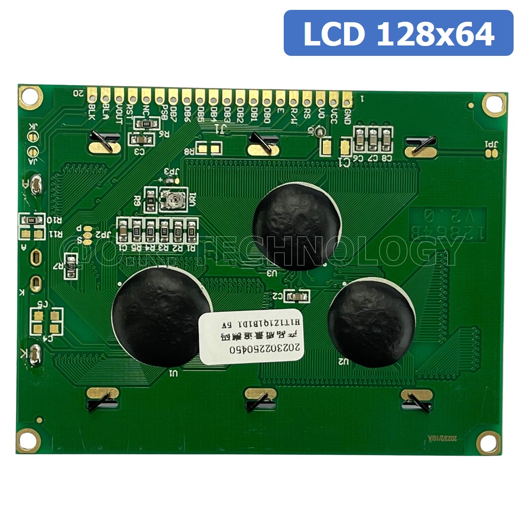 (1ชิ้น) NA021 โมดูลจอแสดงผล LCD12864 Blue Backlight จอแสดงผล หน้าจอ LCD 128x64 LCD Module