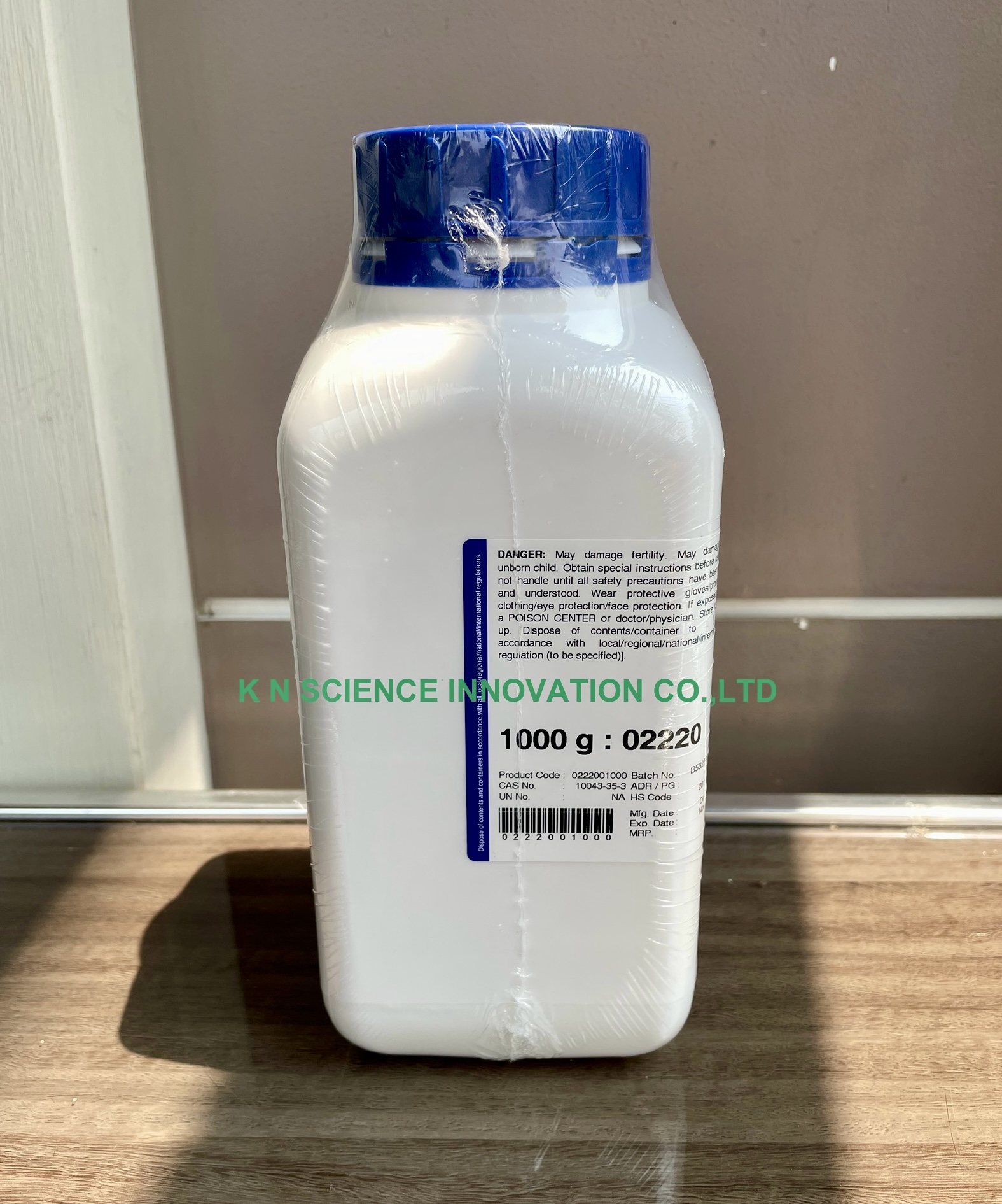 Boric acid (powder), 99.5%, AR, Loba 02220