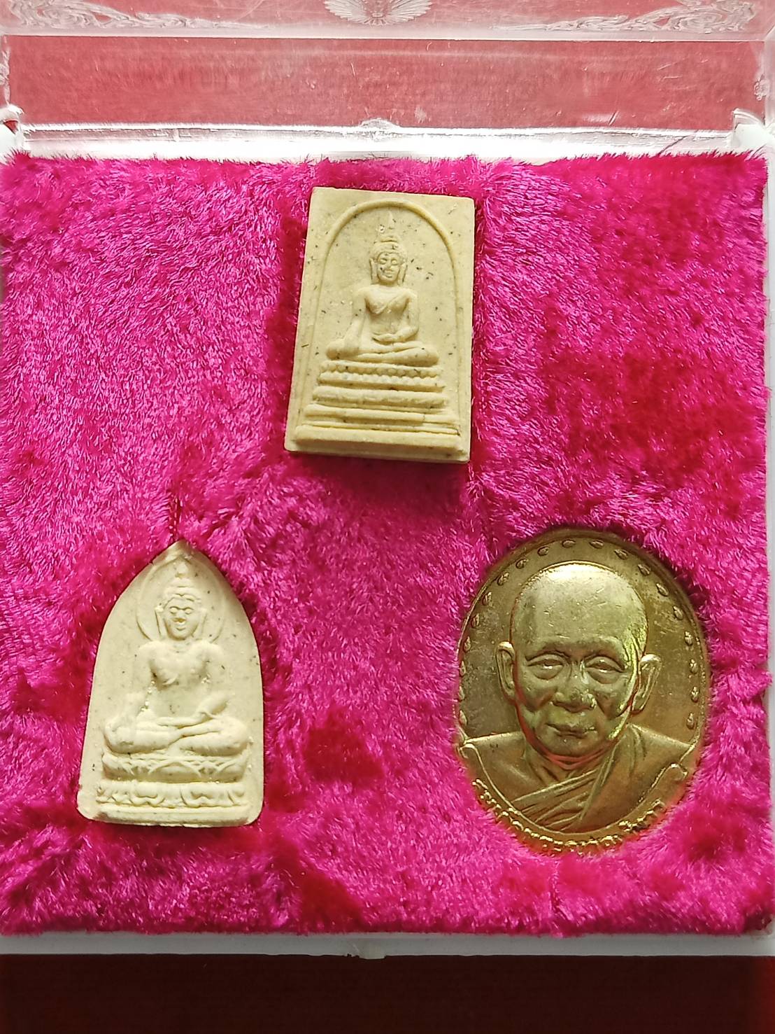 พระพุทธชินสีห์-พระไพรีพินาศ ปี 2530 สมเด็จพระญาณสังวร วัดบวรนิเวศวิหาร กทม. พร้อมกล่อง (SKU-07396)