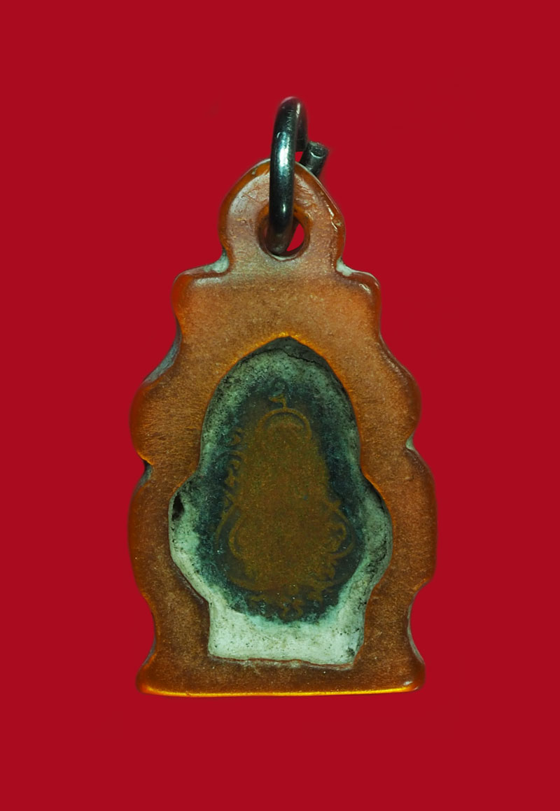 *30673 เหรียญพระพุทธชินราช วัดเศวตฉัตร ปี 2493 กรุงเทพ เลี่ยมเดิมวินเทจ 18