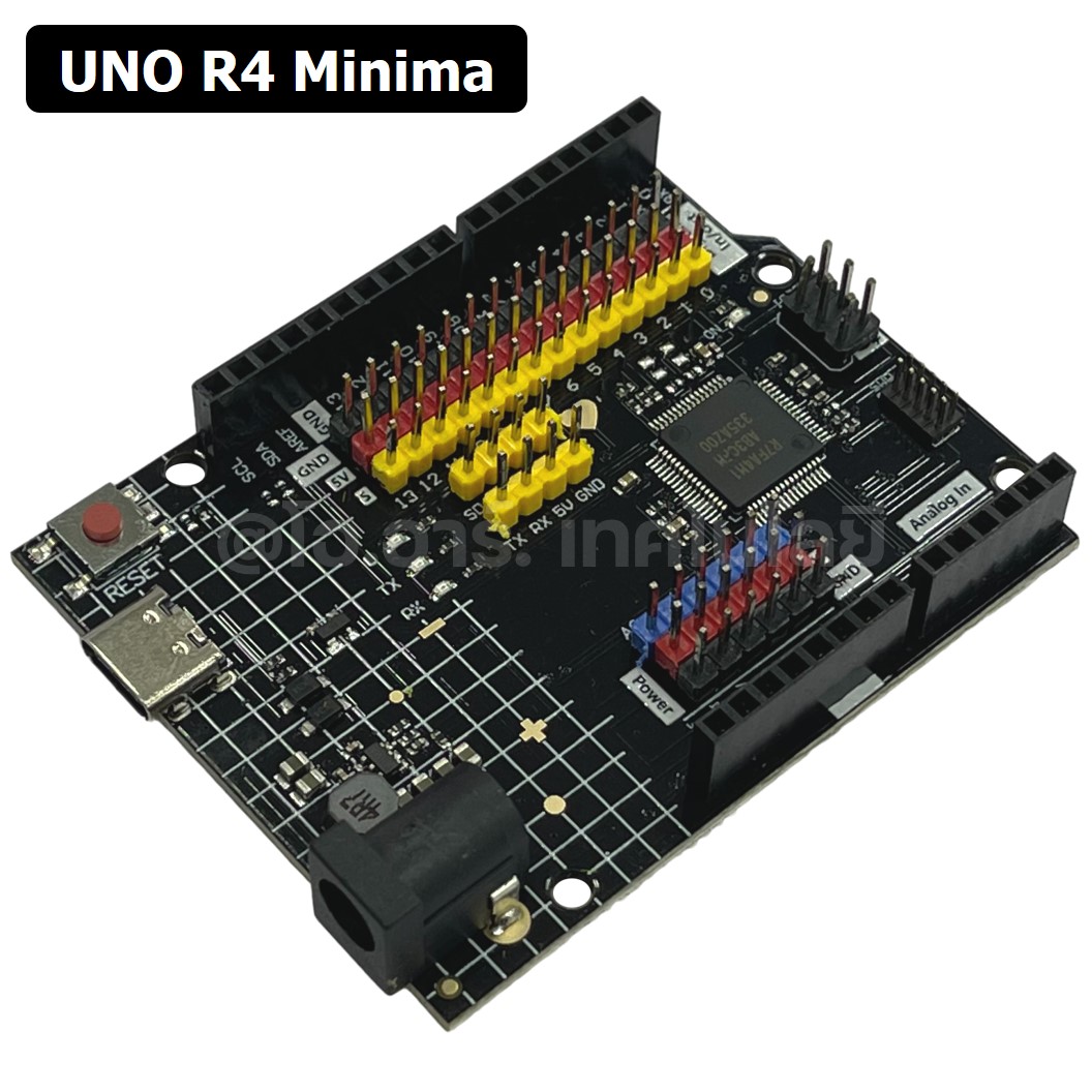 บอร์ดอาร์ดูโน่ Arduino UNO R4 Minima Chinese Version (Black Edition)