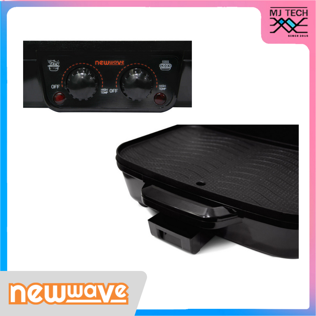 NEWWAVE เตาปิ้งย่างบาร์บีคิว & หม้อชาบู รุ่น BBQ-1503