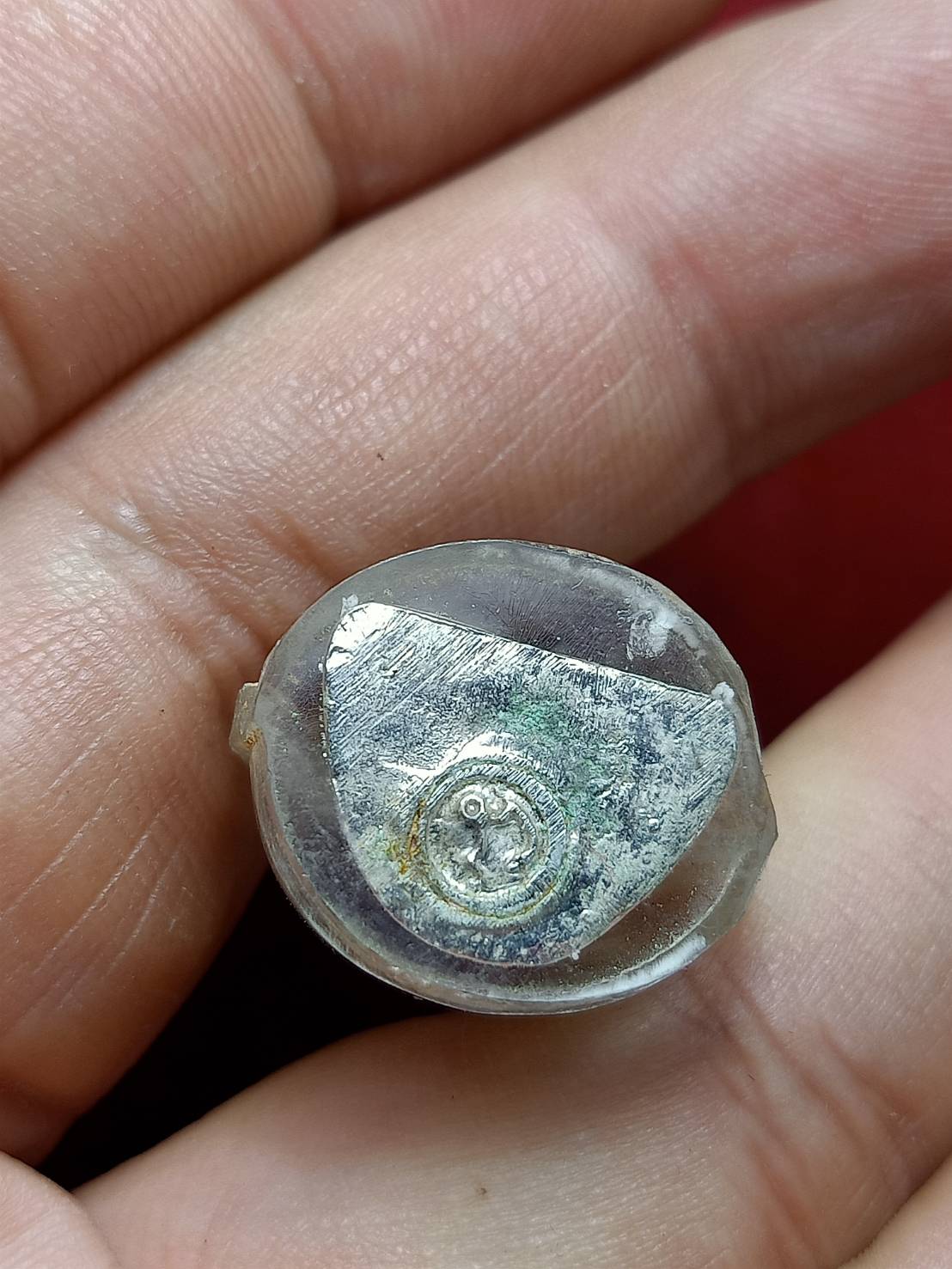 รูปหล่อหลวงพ่อตาบ เนื้อเงิน วัดมะขามเรียง จ.สระบุรี (SKU-12685)