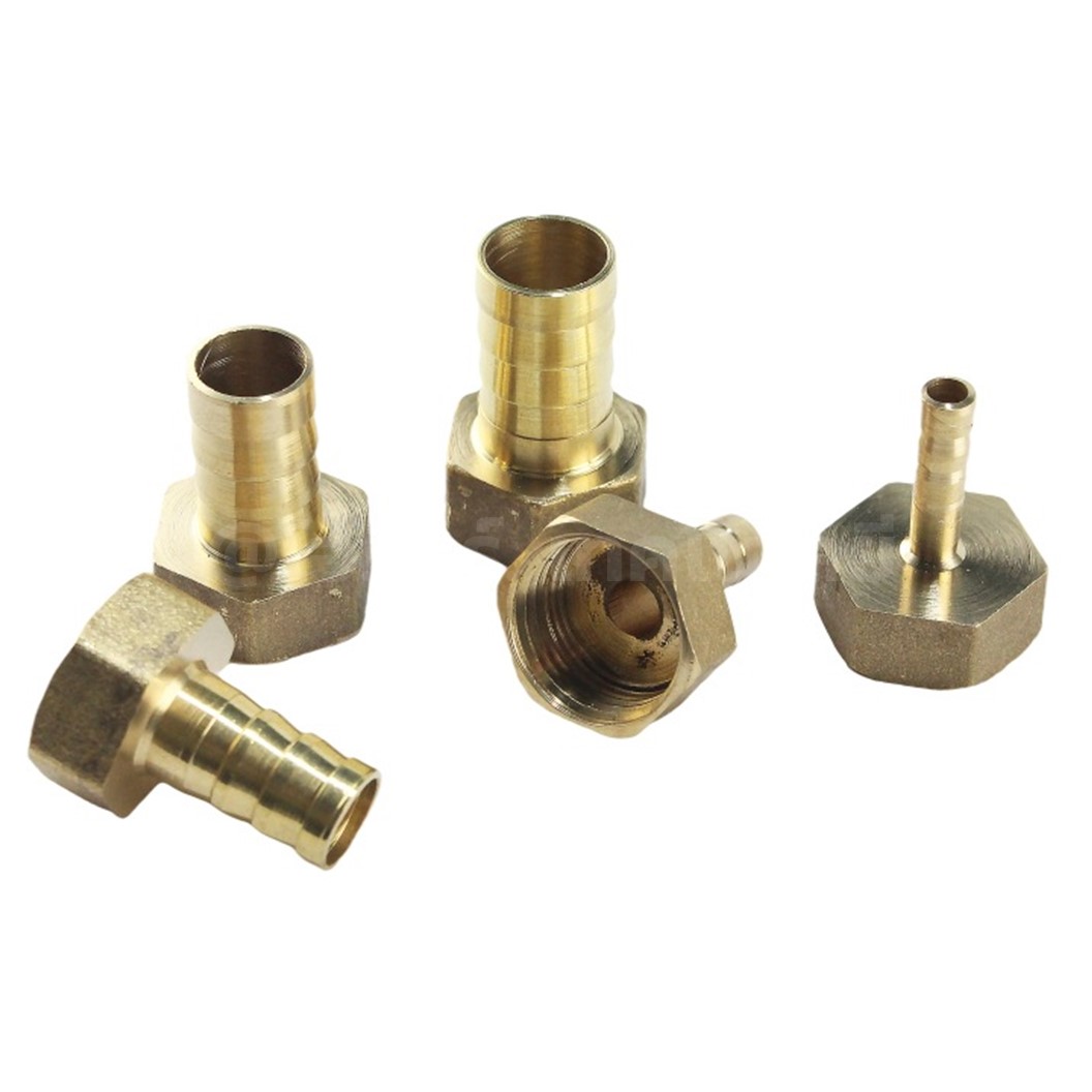 BT-PCF หางปลาไหลทองเหลือง ตรง เกลียวใน Female Straight Brass Hose Tail Air fitting ข้อต่อลมทองเหลือง Barb tails หางปลาไหลเกลียวในตรง หางหนู เกลียวตัวเมีย