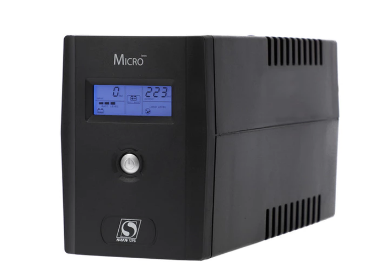 เครื่องสำรองไฟฟ้า ยี่ห้อ UPS 800VA SUN Micro ตามสเปค ICT ขนาด 800 VA (480 Watts) สำรองไฟได้ไม่น้อยกว่า 15 นาที UPS 800VA SUN Micro
