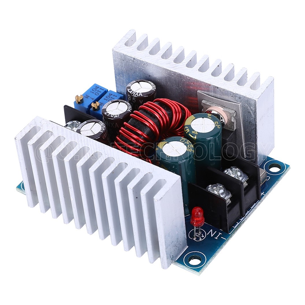 (1ชิ้น) NA501 โมดูลลดแรงดันไฟ โมดูลแปลงไฟ 300W DC-DC 6-40V to 1.2-36V 20A Buck Converter Step-down Module Constant Current LED Driver Power Step Down Voltage Module