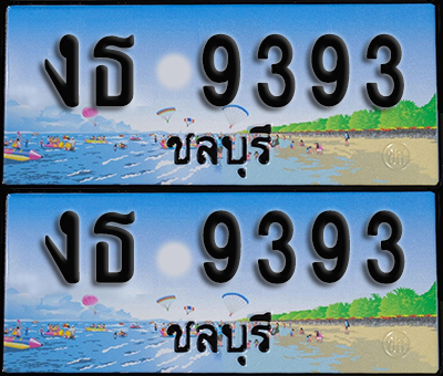 ทะเบียน 9393 – งธ 9393 ชลบุรี (1)