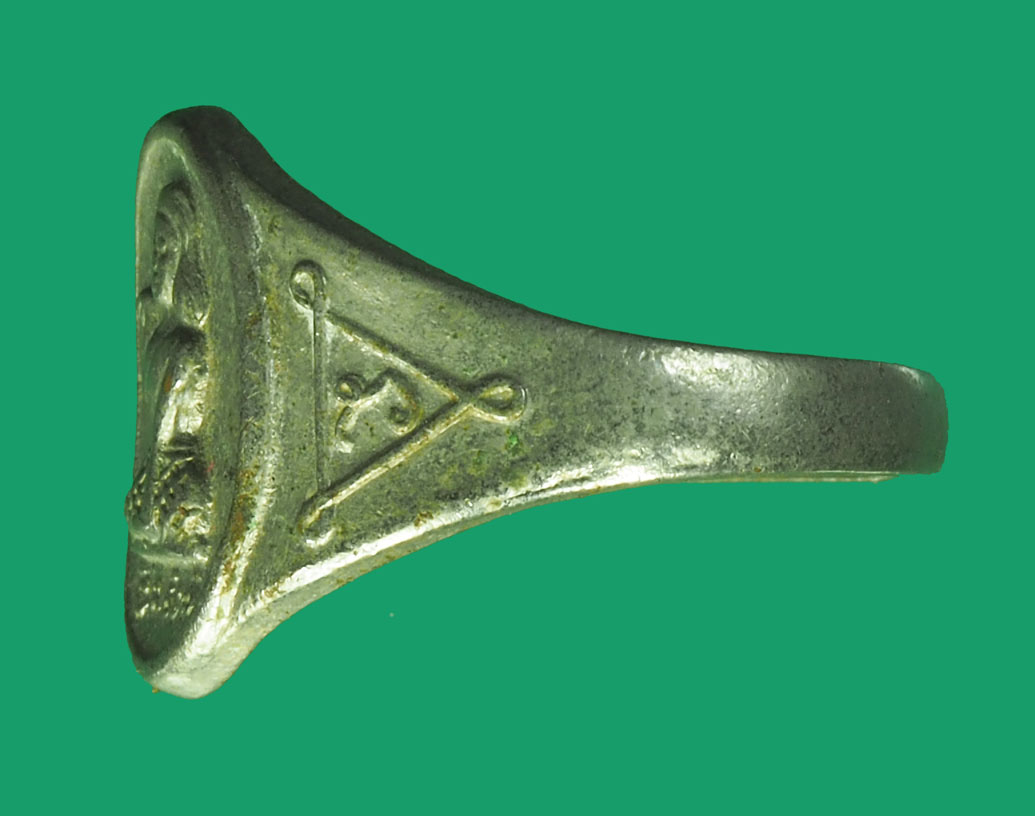 ขายแล้ว*33502 แหวนนางกวัก หลวงพ่อกวย วัดโฆษิตราราม ชัยนาท ชุบนิเกิล 27