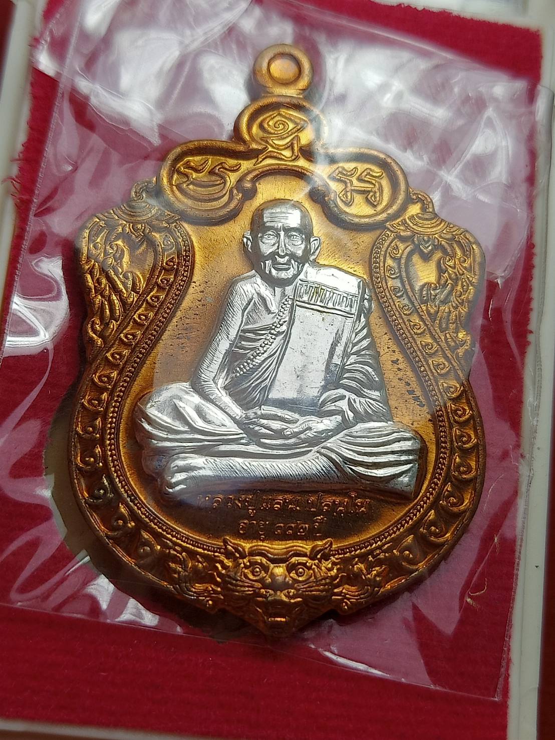 เหรียญ "เสมาหัวเสือ รุ่นพยัคฆ์แสนพันล้าน" หลวงปู่แสน วัดบ้านหน่องจิก จ.ศรีสะเกษ ปี 2562 พร้อมกล่อง (SKU-12819)