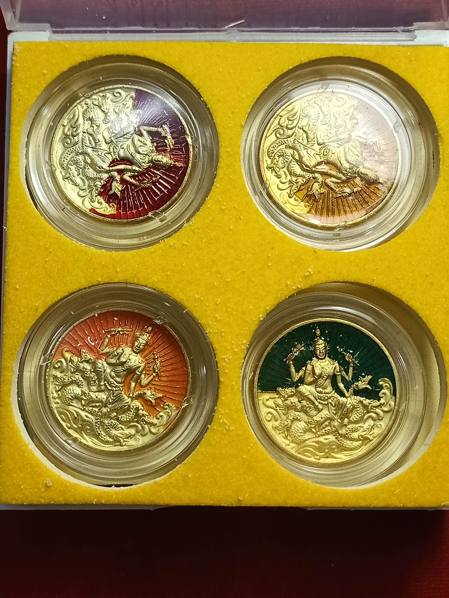 ชุดจตุคาม อริยทรัพย์ไหว้ครู50 วัดถ้ำพุทธโกษีย์ ตรัง พร้อมกล่อง (SKU-00864)