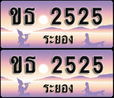 ทะเบียนรถ 2525 – ขธ 2525 ระยอง (1)
