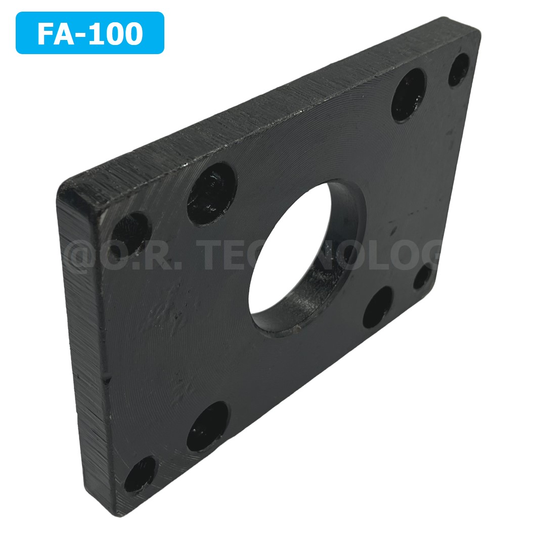 (1ชิ้น) FA-100 ตัวยึดกระบอกลม ชนิดหน้าแปลน Support Air Cylinder หน้าแปลน หน้า/หลัง กระบอกลม ขายึดกระบอกลม ขายึด ตัวยึด FA