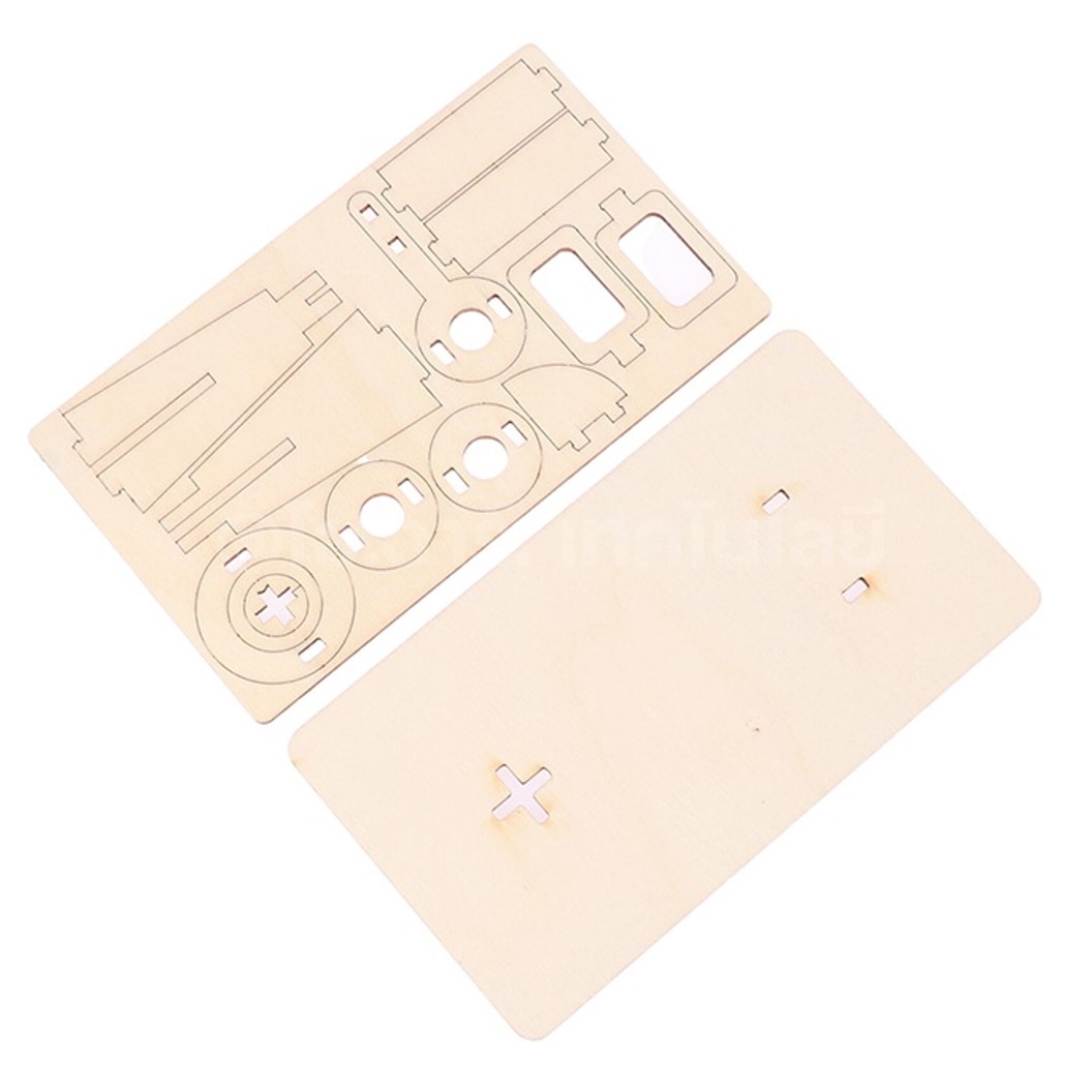 T-M199 ชุดกังหันลมกำเนิดไฟฟ้า ชุดประกอบไม้ Wind Generator Wooden Kit STEM Education กังหันลม ของเล่นเสริมทักษะ เสริมพัฒนาการ