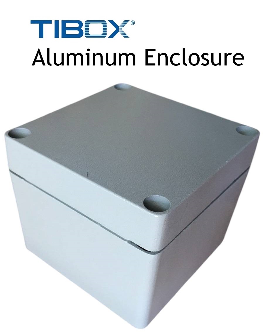 LV2320 กล่องอลูมิเนียม (Aluminum Enclosure IP66) Size : 230x200x110mm "TIBOX"