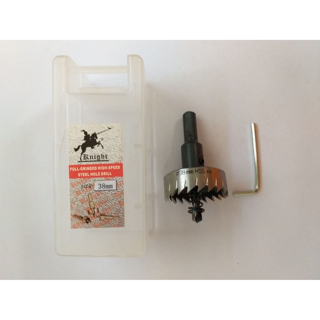 โฮลซอเจาะเหล็ก ซุปเปอร์ไฮสปีด (ราคารวมแวท) Hole Saw เบอร์ 31-50 mm. โฮลซอเจาะเหล็ก ดอกสว่าน เจาะสแตนเลส