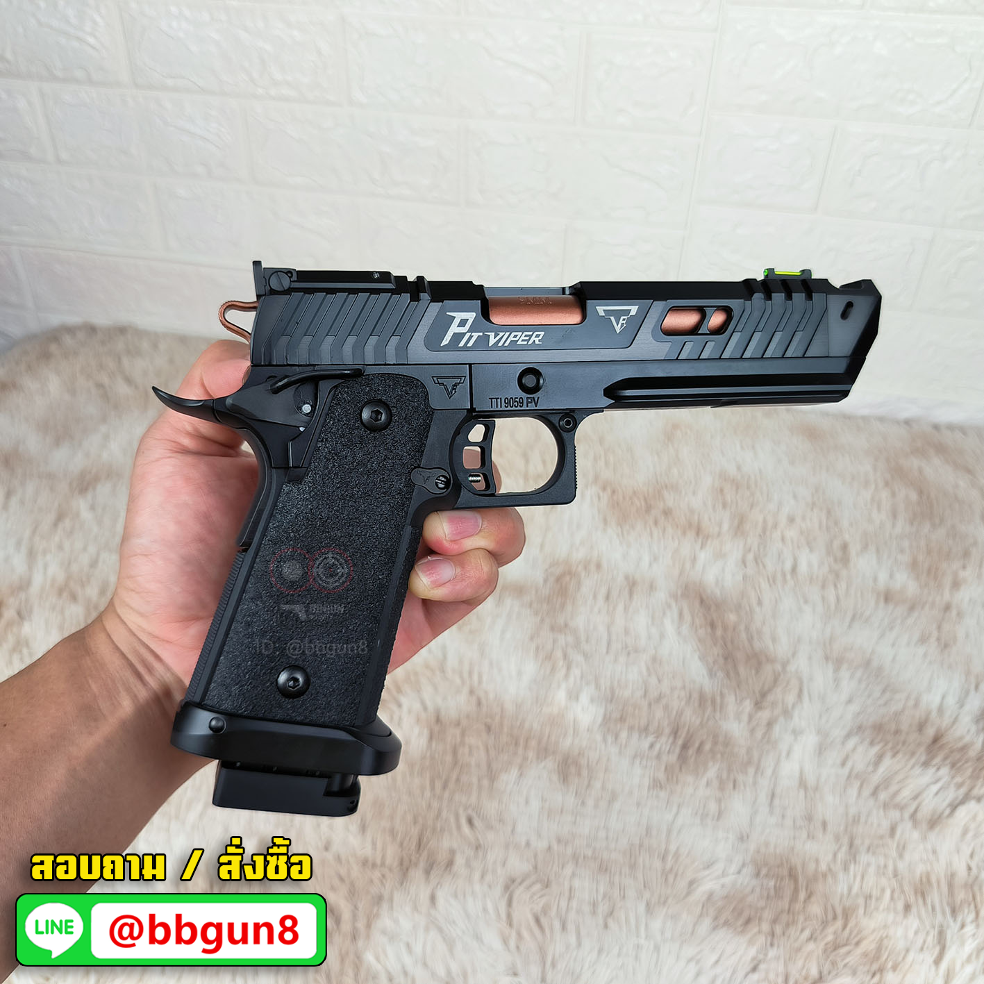 ปืนบีบีกันอัดแก๊ส Army Armament (R614-1) TTI JW4 Pit Viper (Standard Version)