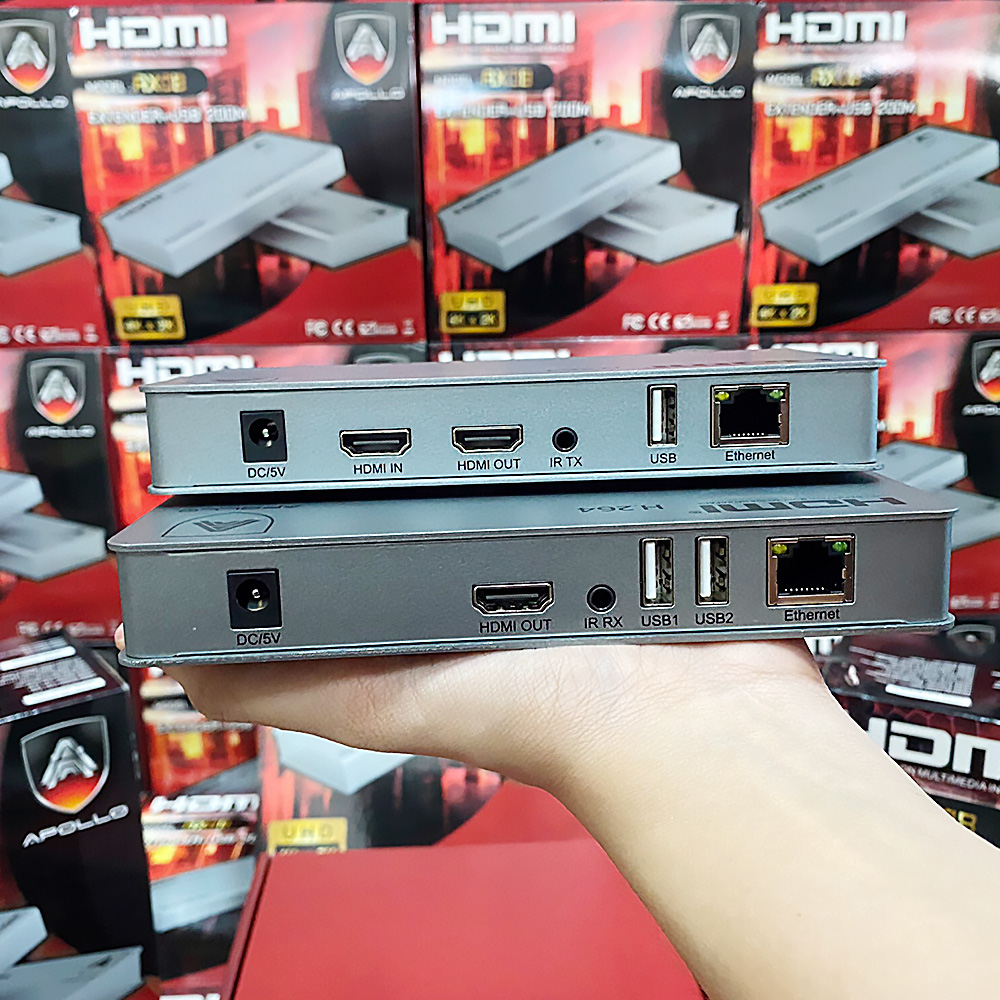 Apollo HDMI Extender รุ่น AX08 1080P 200m