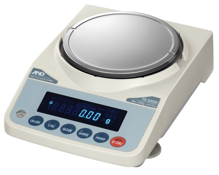 เครื่องชั่งดิจิตอล 2 ตำแหน่ง Precision Balance รุ่น FX-3000i ,ยี่ห้อ AND/Japan FX-3000i