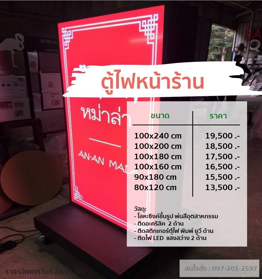 ตู้ไฟตั้งหน้าร้าน