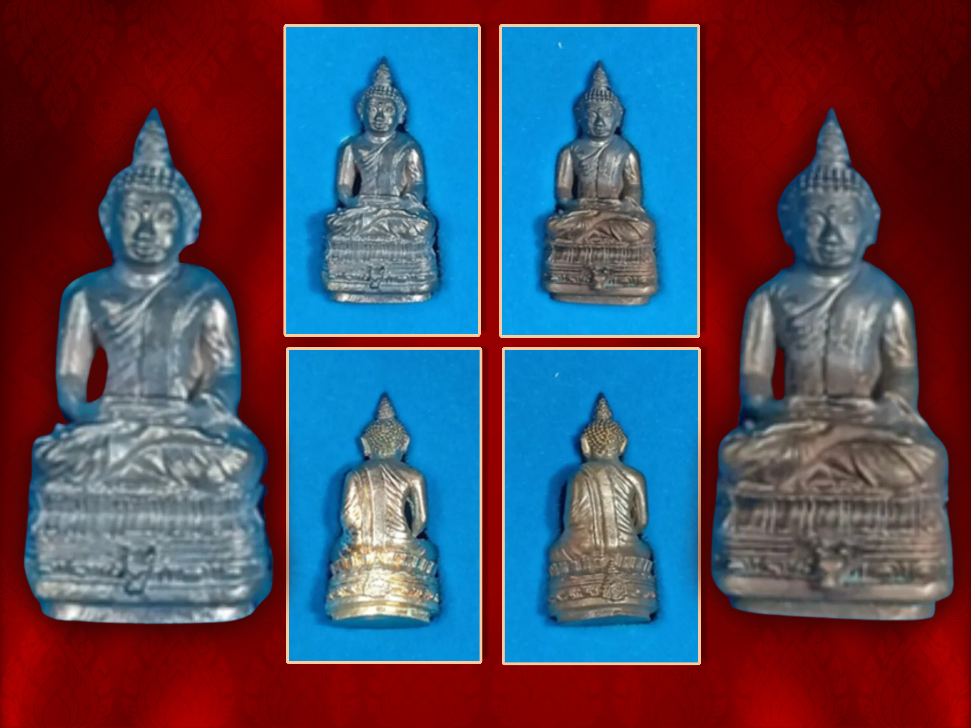 กริ่งนิรันตราย ญสส. เนื้อเงิน+เนื้อนวะปี 2535 วัดบวรนิเวศ ด้านหลังตอกโค๊ต ญสส. กล่องครับ งามและหายากสุด ๆ ครับ