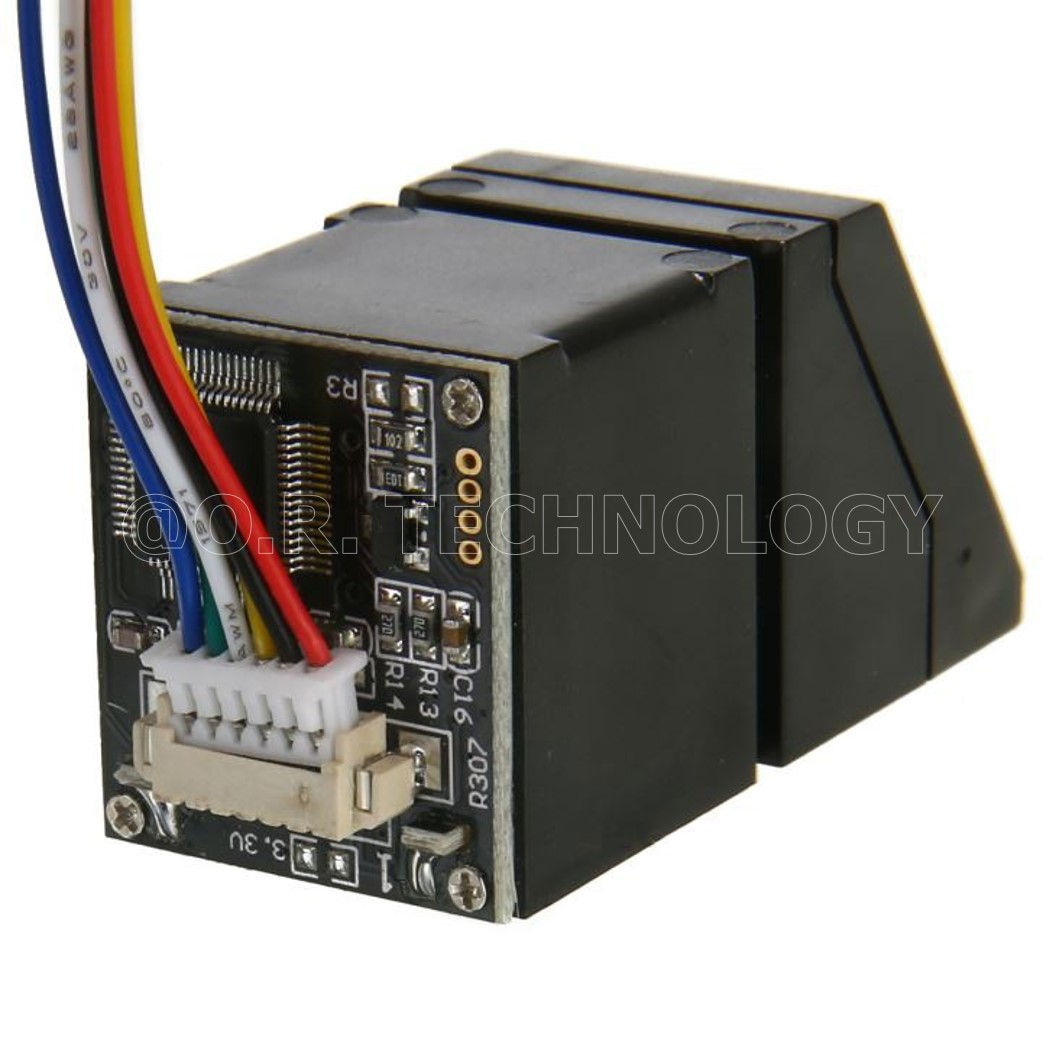 (1ชิ้น) NA516 โมดูลตรวจสอบลายนิ้วมือ โมดูลสแกนลายนิ้วมือ เซนเซอร์ตรวจลายนิ้วมือ เครื่องอ่านลายนิ้วมือ เซนเซอร์อ่านลายนิ้วมือ R307 Fingerprint Identification Module Sensor with Cable 15cm