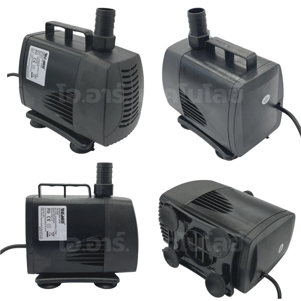 JN-4500 ปั๊มน้ำ ปั๊มแช่ ปั๊มน้ำพุ 220VAC 115W Water pump Submersible Pump JING NUO Hmax 4.5m Qmax 4500L/H JINGNUO