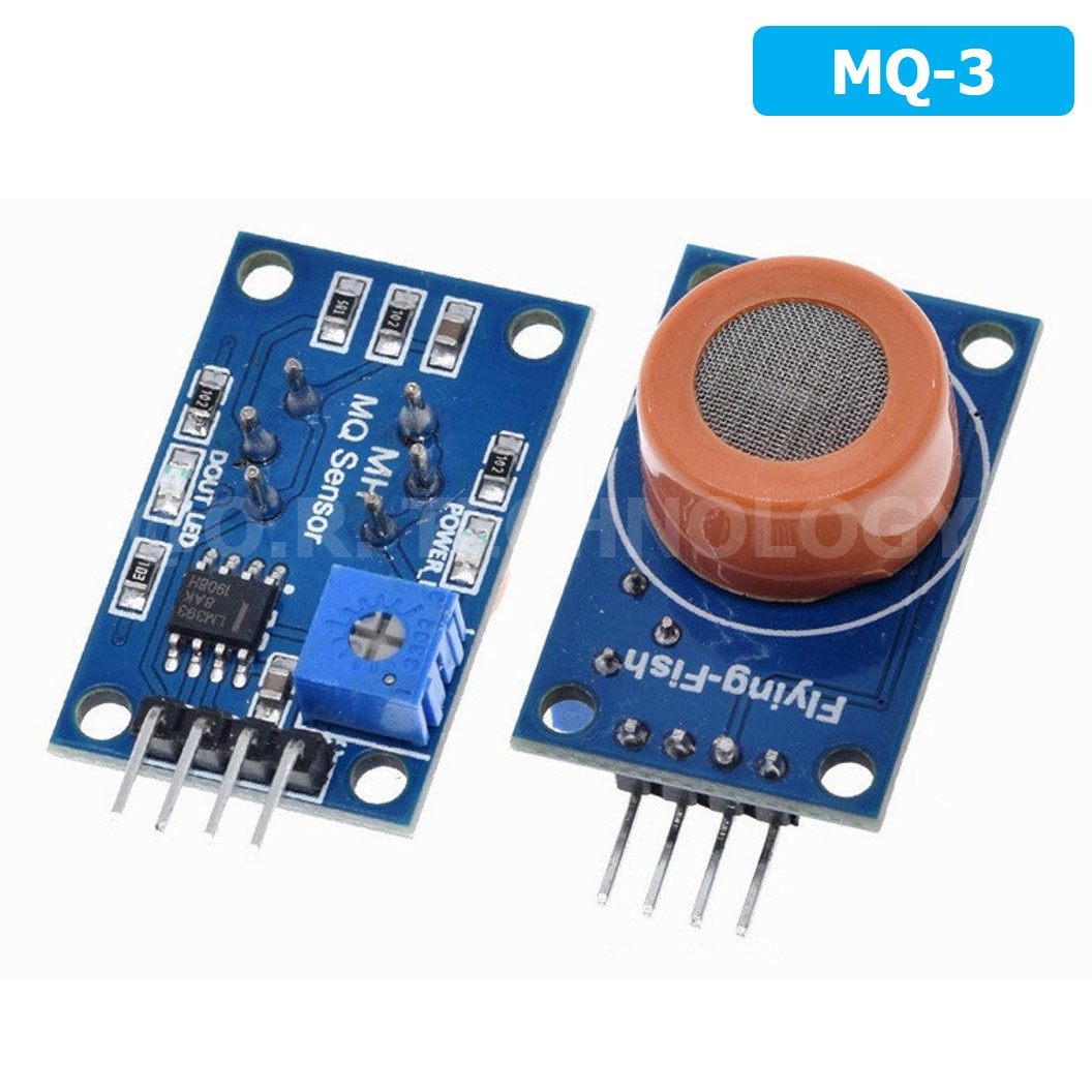 AB047 MQ-3 เซนเซอร์ตรวจจับ แอลกอฮอล์ Alcohol Ethanol Sensor Gas Sensor Detection เซนเซอร์แก๊ส เซนเซอร์ตรวจจับก๊าซ