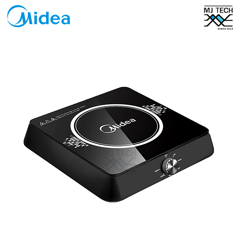 MIDEA เตาแม่เหล็กไฟฟ้า พร้อมหม้อสแตนเลส กำลังไฟ 1600W รุ่น MI-NM1600