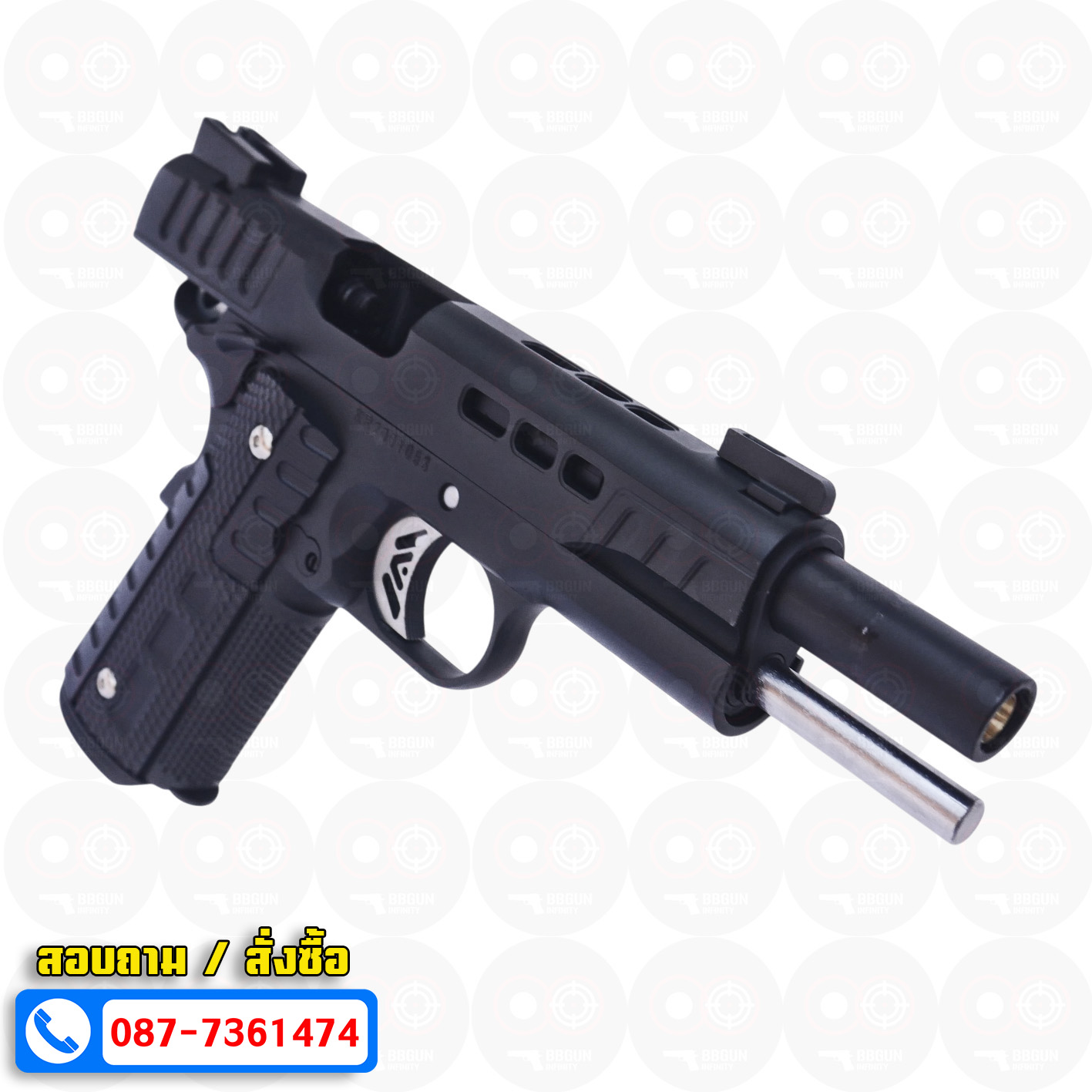 Ascend Kimber Rapide (Black Ice) KR Series 1911 Full Metal สีดำ